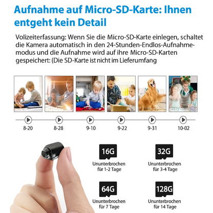 Skanto | Mini Surveillance Camera WLAN Night Vision Motion Detection