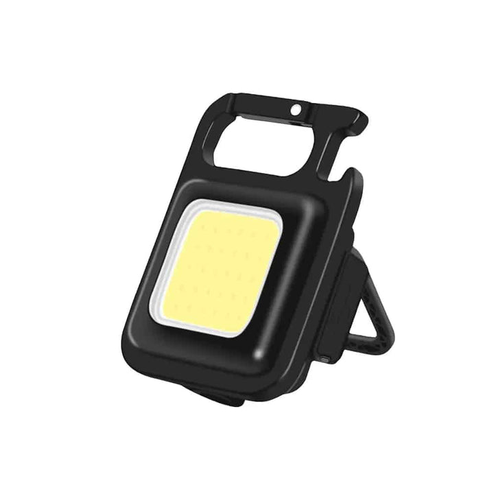 Keychain COB-LED flashlight - rechargeable - 3 light modes | Kalsten