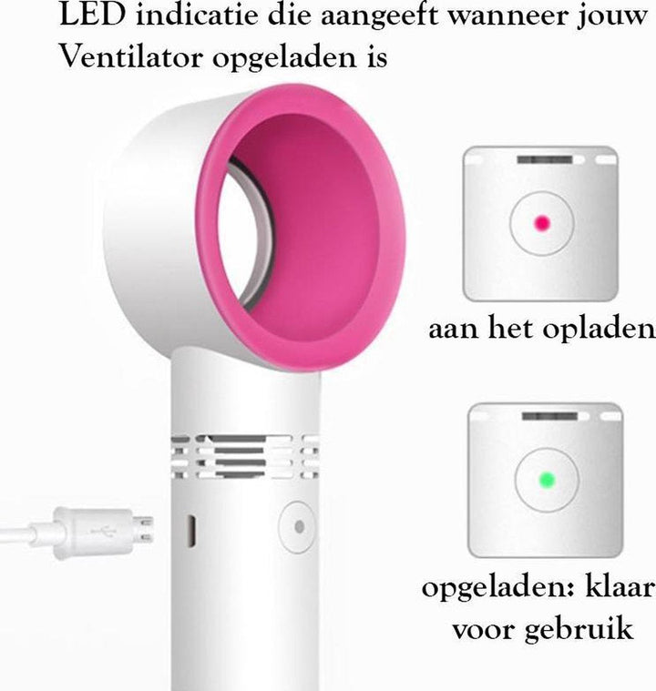 Portable mini fan - rechargeable - handheld fan | Kalsten