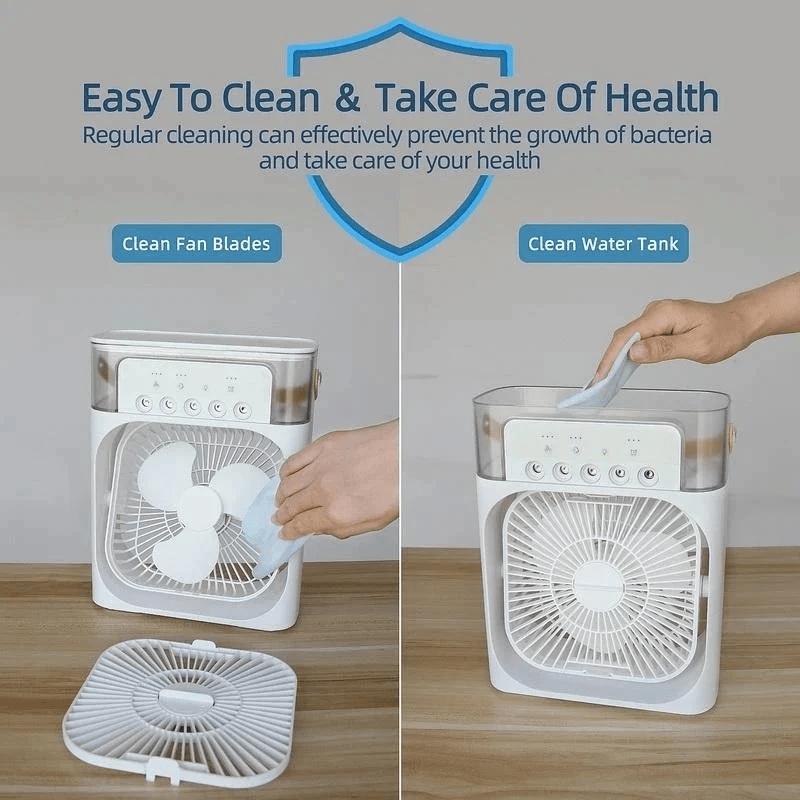 Mini Ice Nebula Fan 2-in-1 Portable | Kalsten