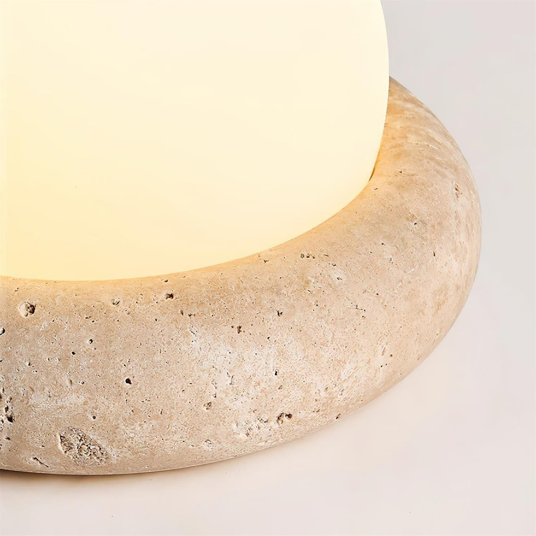 Travertine Table Lamp | Kalsten