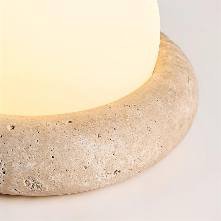 Travertine Table Lamp | Kalsten