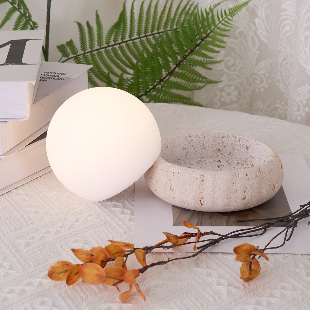 Travertine Table Lamp | Kalsten