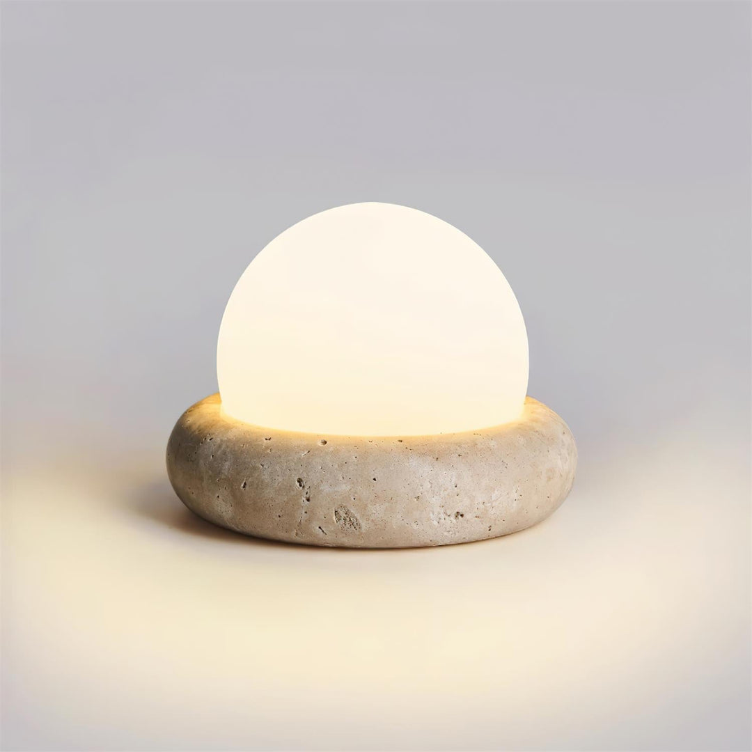 Travertine Table Lamp | Kalsten