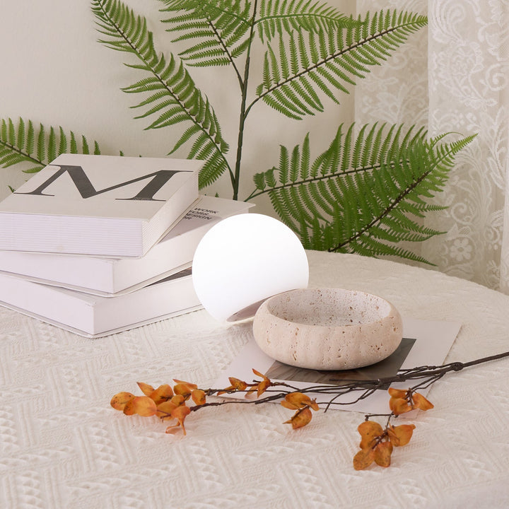 Travertine Table Lamp | Kalsten