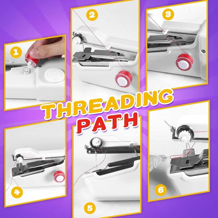 Stitchmatic Mini Sewing Machine – Portable Electric Sewing Machine for Home and On the Go | Kalsten