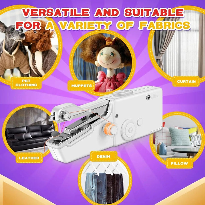 Stitchmatic Mini Sewing Machine – Portable Electric Sewing Machine for Home and On the Go | Kalsten