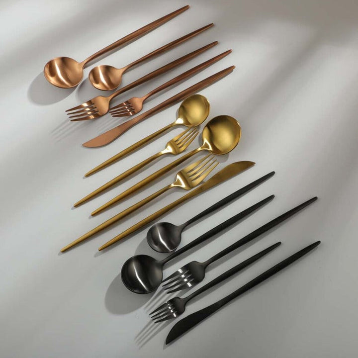 Kalsten | Modern Luxe Cutlery Set of Stainless Steel in Stylish Colors
