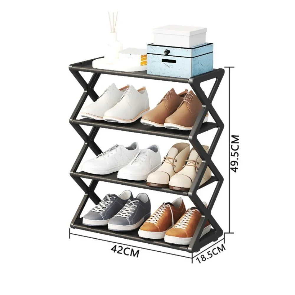 Minimalist 4-Tier Shoe Rack