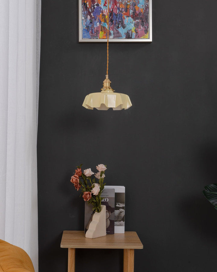 French Flower Droplight Pendant Swag Light | Kalsten