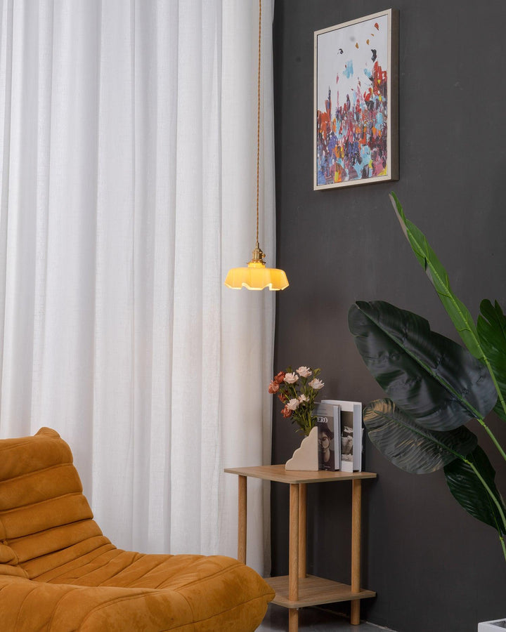 French Flower Droplight Pendant Swag Light | Kalsten