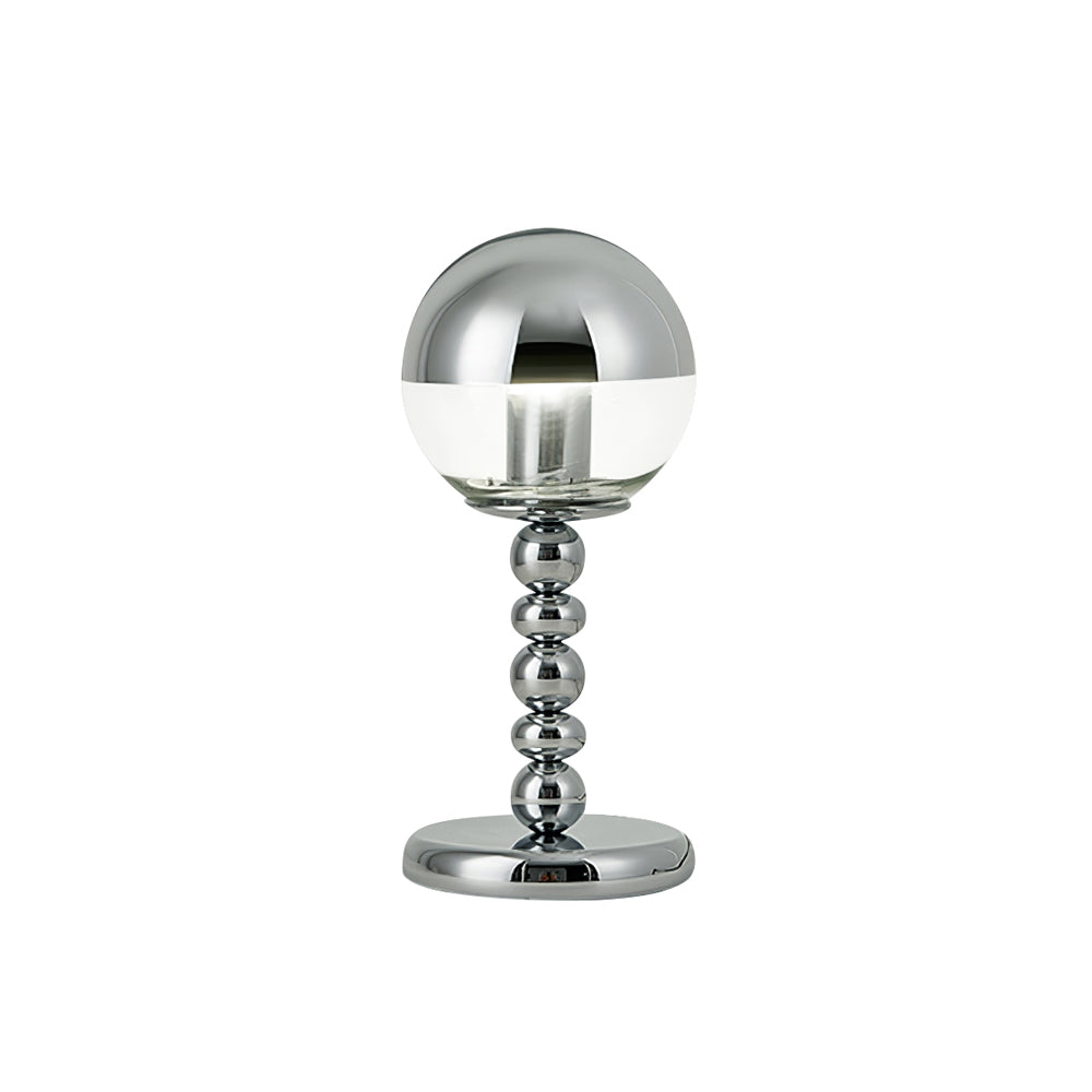 MirrorGlow – Minimalist Chrome Table Lamp | Kalsten