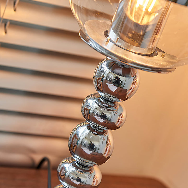 MirrorGlow – Minimalist Chrome Table Lamp | Kalsten