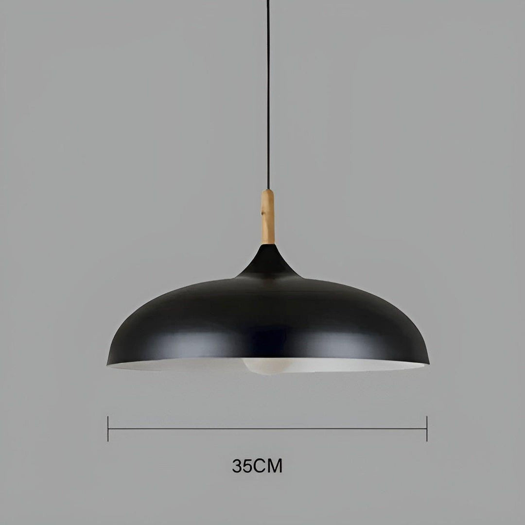 Oak wood hanging lamp – Minimalist ceiling light in Scandinavian style | Kalsten