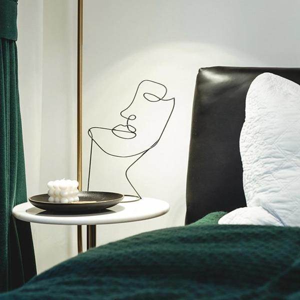 Modern Abstract Single Line Face Head Decorative Art | Kalsten