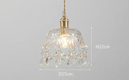 Modern Glass Pendant Lamp – Crystal Clear Design for Living Room & Dining Room | Bowlift