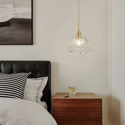Modern Glass Pendant Light – Crystal Clear Design for Living Room & Dining Room | Brehn