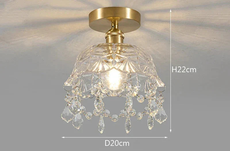 Modern Glass Pendant Light – Crystal-clear Design for Living Room & Dining Room | Karnz