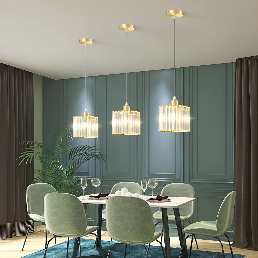 BrilliantGlow Light - Elegant K9 Crystal Pendant Light | Kalsten