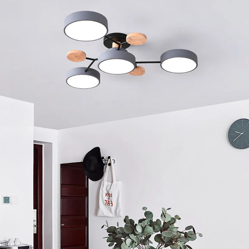 Kalsten | Designer Slim Ceiling Lamp with Hand-Finished Detail