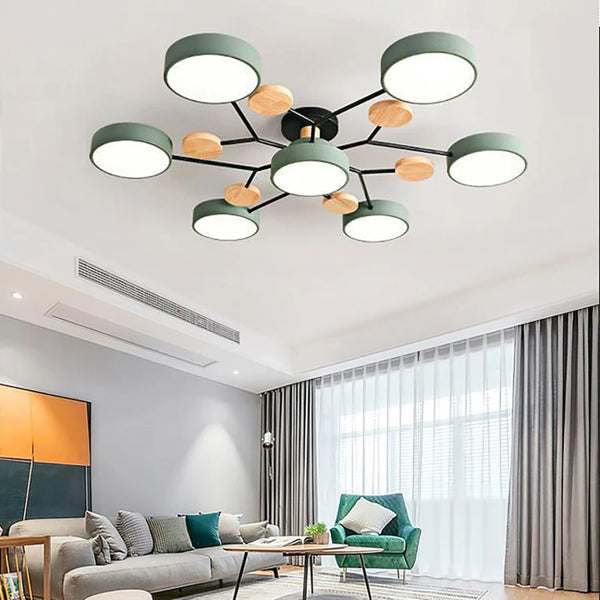 Kalsten | Designer Slim Ceiling Lamp with Hand-Finished Detail