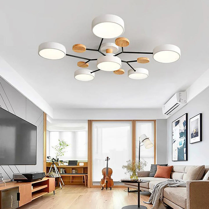 Kalsten | Designer Slim Ceiling Lamp with Hand-Finished Detail