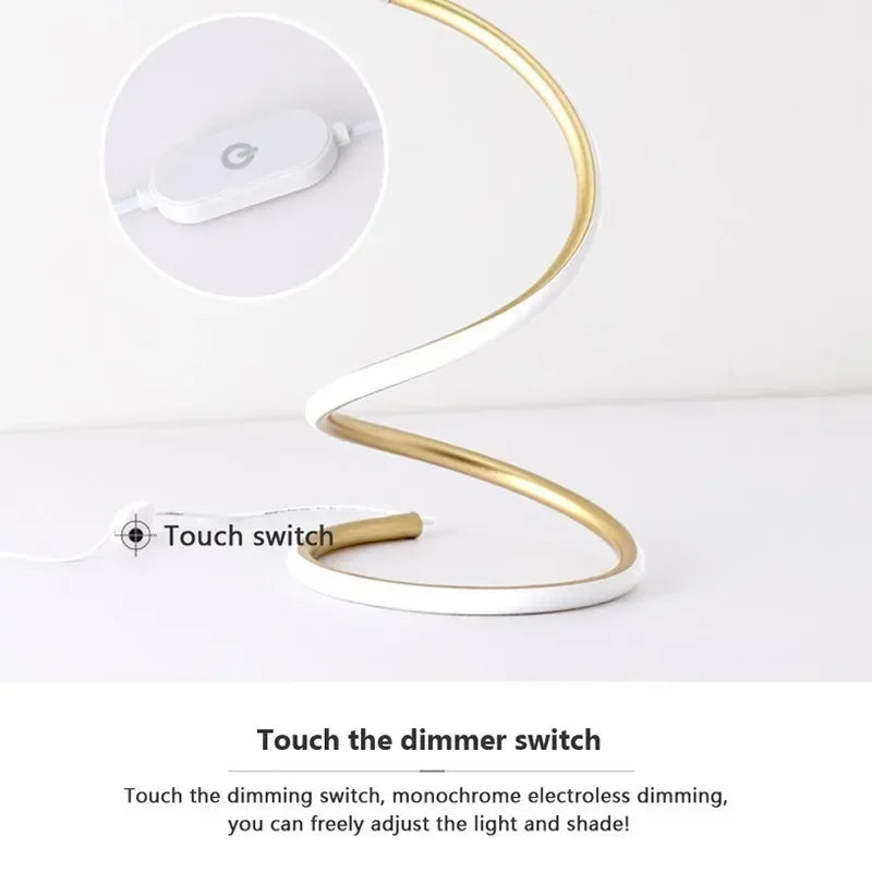 Minimalist LED Table Lamp with Adjustable Shade - Stylish Lighting for Home Kalsten