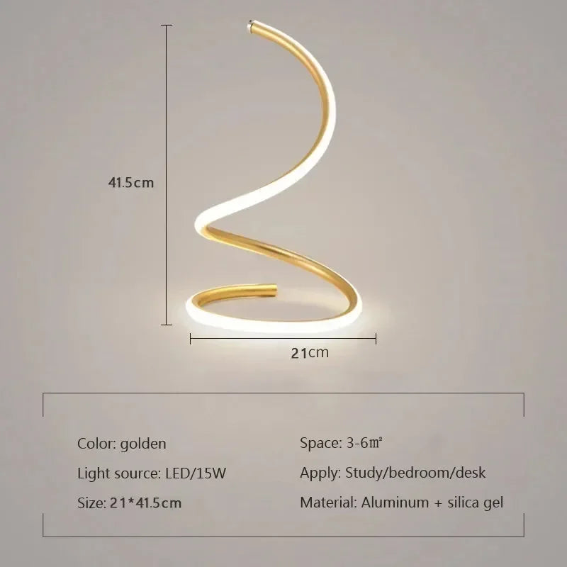 GlowStream - Modern LED Table Lamp | Kalsten