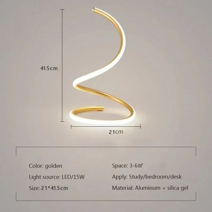 GlowStream - Modern LED Table Lamp | Kalsten