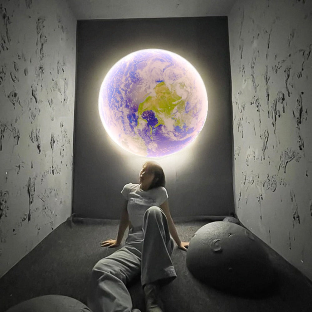 BowLift | 3D LED Moon or Earth Ceiling or Wall Lamp (3 Styles) 24CM-80CM