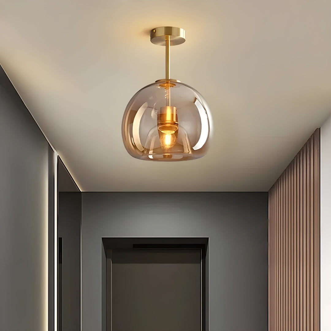 LustroCeil Light - Minimalist Glass Ceiling Light | Kalsten