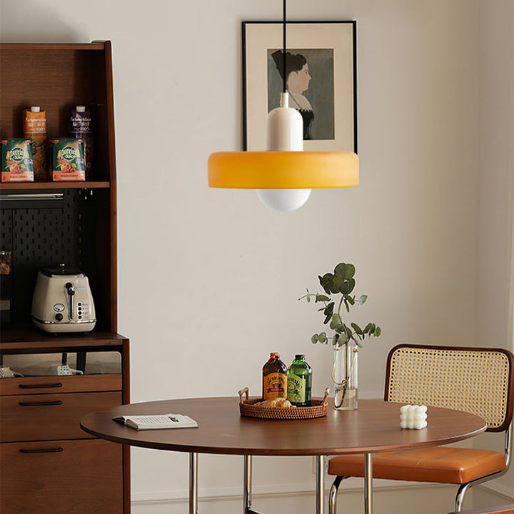 Colored Glass Pendant Lamp - BauLume | Kalsten