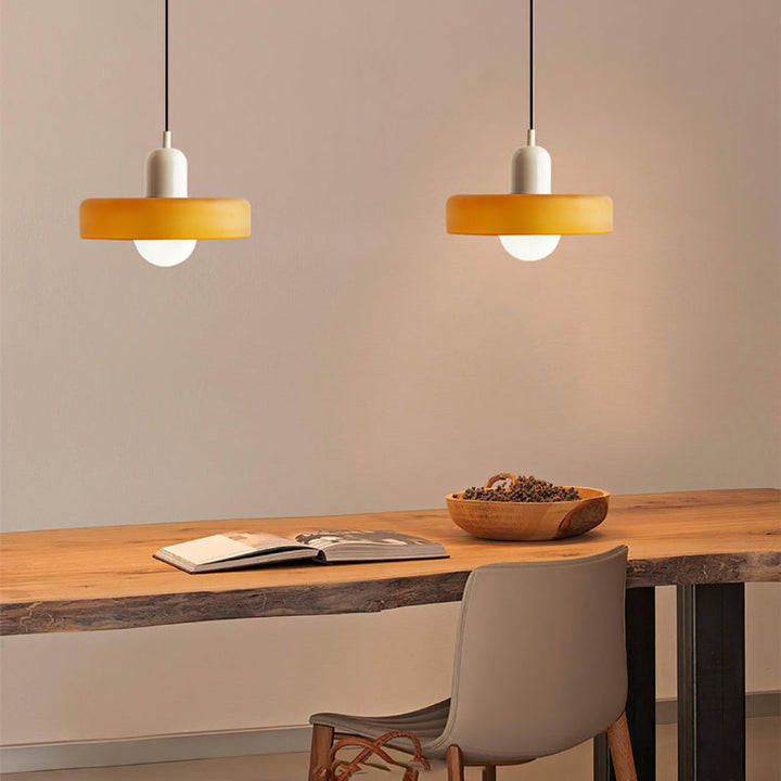 Colored Glass Pendant Lamp - BauLume | Kalsten
