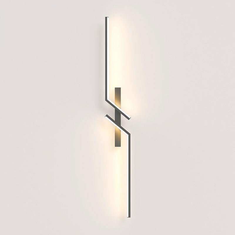 Striped LED Wall Lamp – Modern 3-Color Dimmable Design