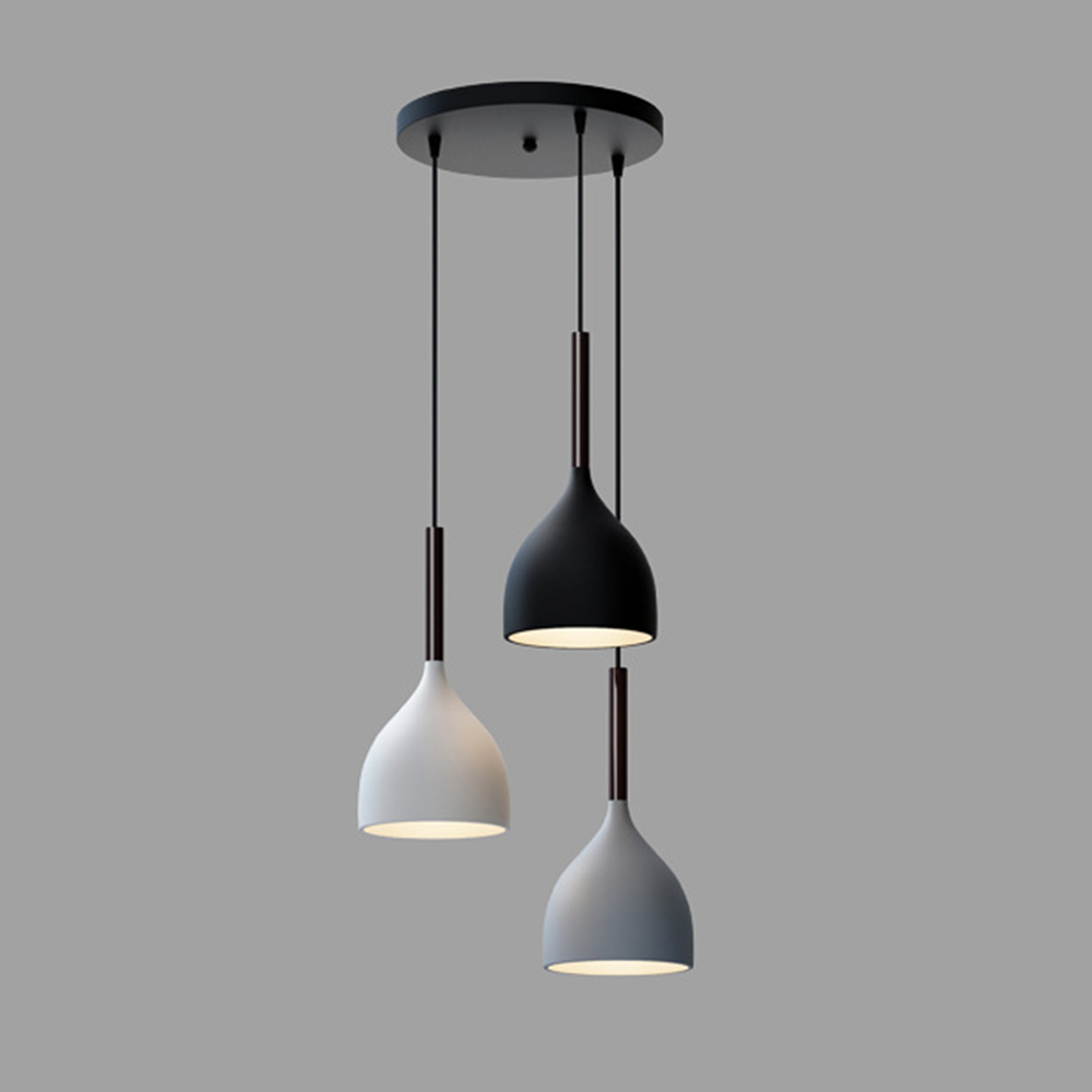 Modern Metal Triple Pendant Lights | Kalsten