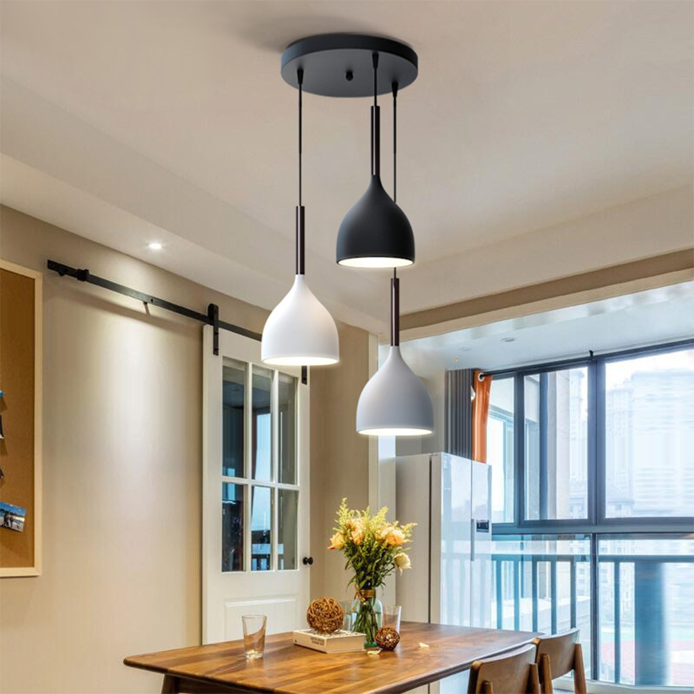 Modern Metal Triple Pendant Lights | Kalsten
