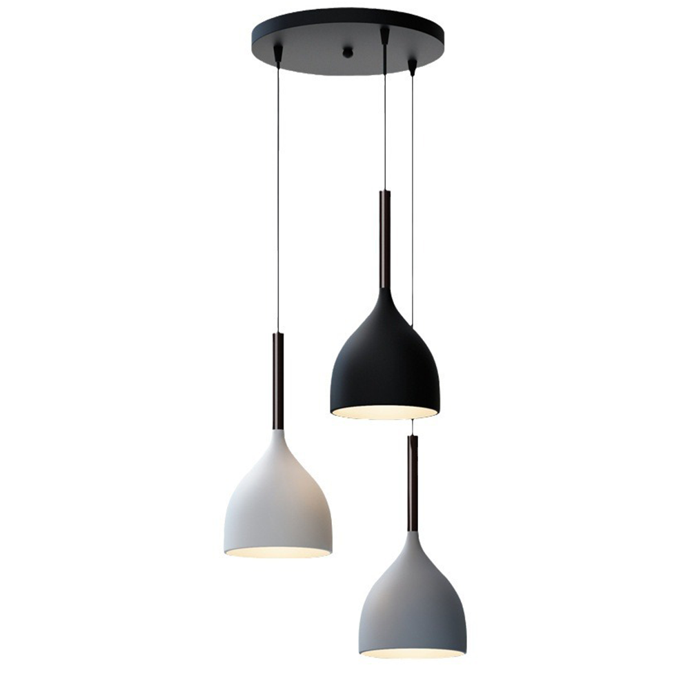 Modern Metal Triple Pendant Lights | Kalsten