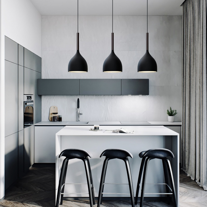 Modern Metal Triple Pendant Lights | Kalsten