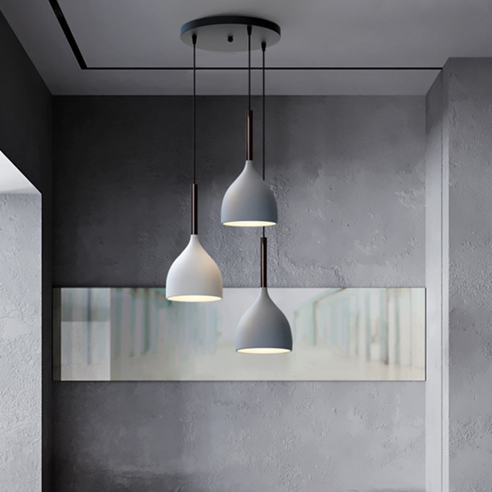 Modern Metal Triple Pendant Lights | Kalsten