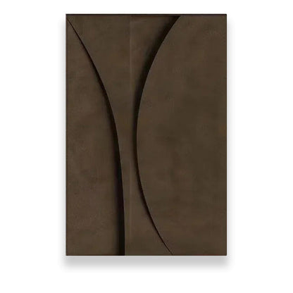 Modern Minimalist Flat Geometric Lines Wall Art Fine Art Canvas Prints Retro Brown Abstract Pictures For The Living Room Contemporary Interior Design Decor | Karnz