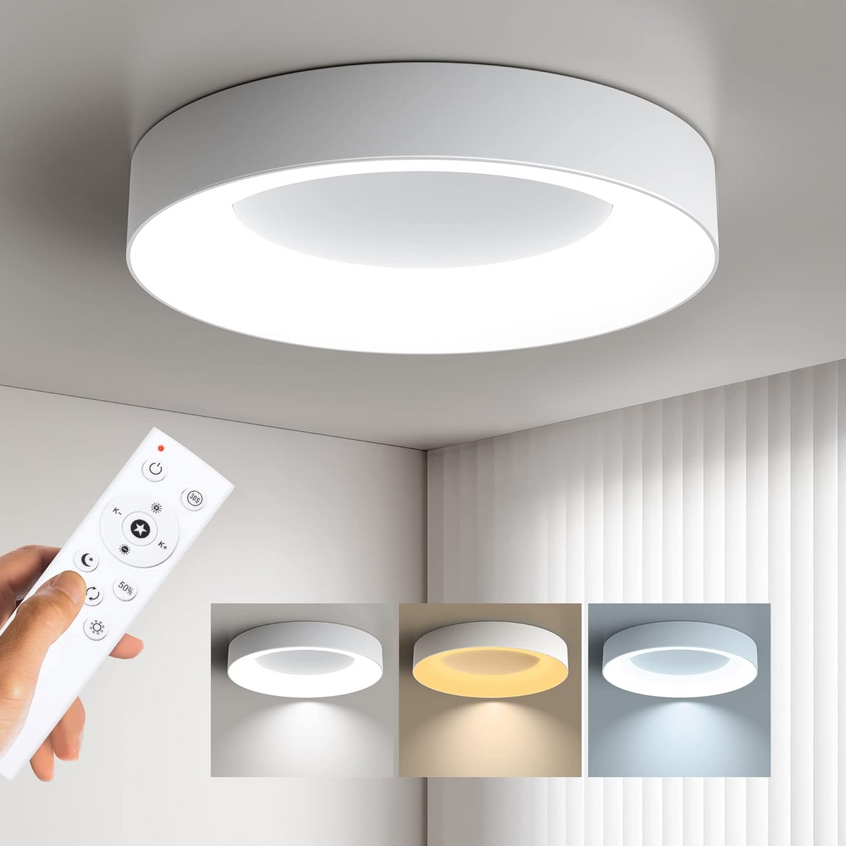 Minimalist LED Flush Mount Ceiling Light