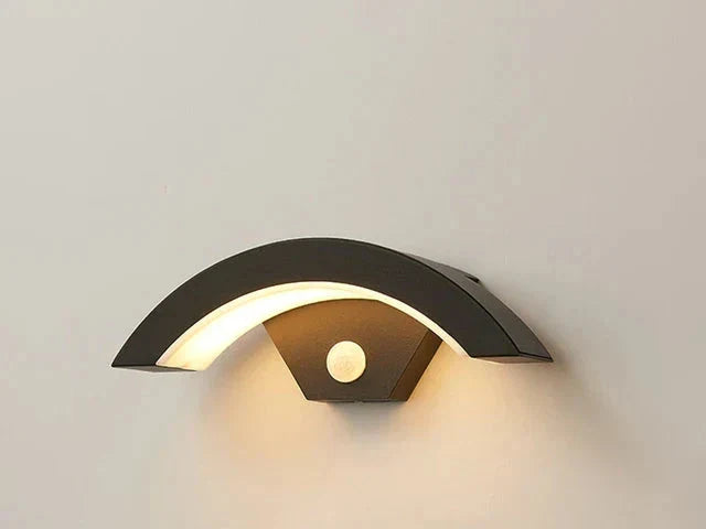 LED wall light with motion sensor - weatherproof body induction light, energy-saving, ideal for outdoor use and security | Kalsten