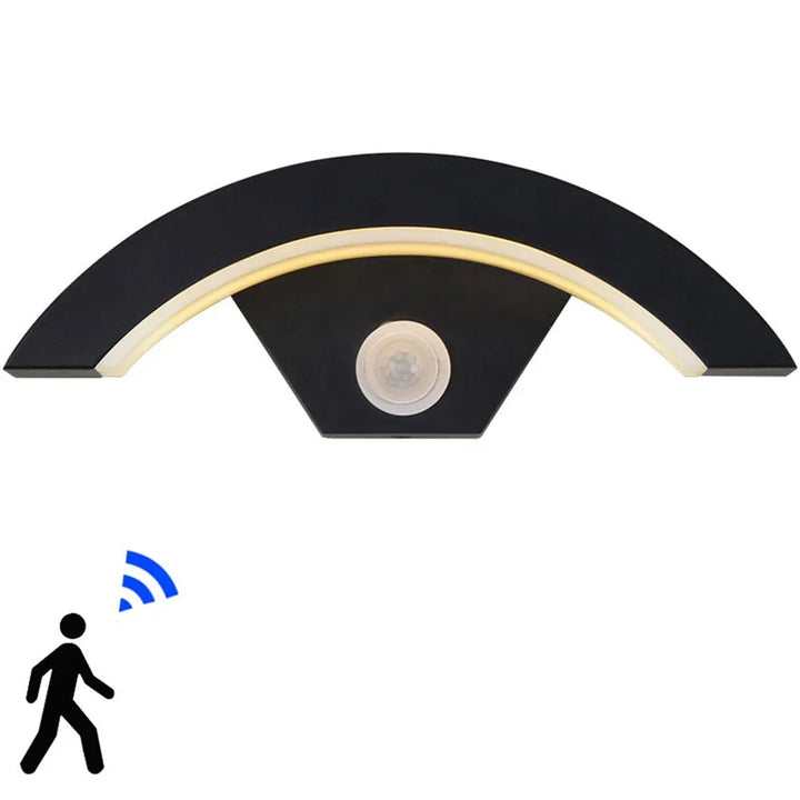 LED wall light with motion sensor - weatherproof body induction light, energy-saving, ideal for outdoor use and security | Kalsten