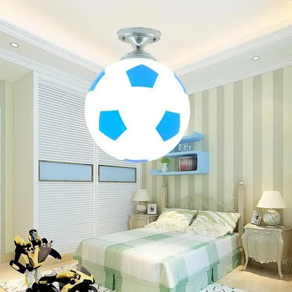 LED ceiling light in ball design - Children's room lamp with glass ball | Karnz