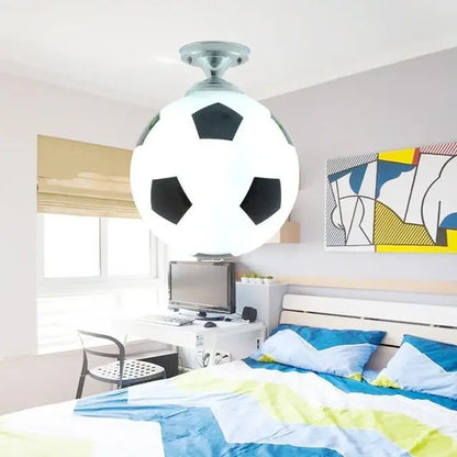 LED ceiling light in ball design - Children's room lamp with glass sphere | Brehn