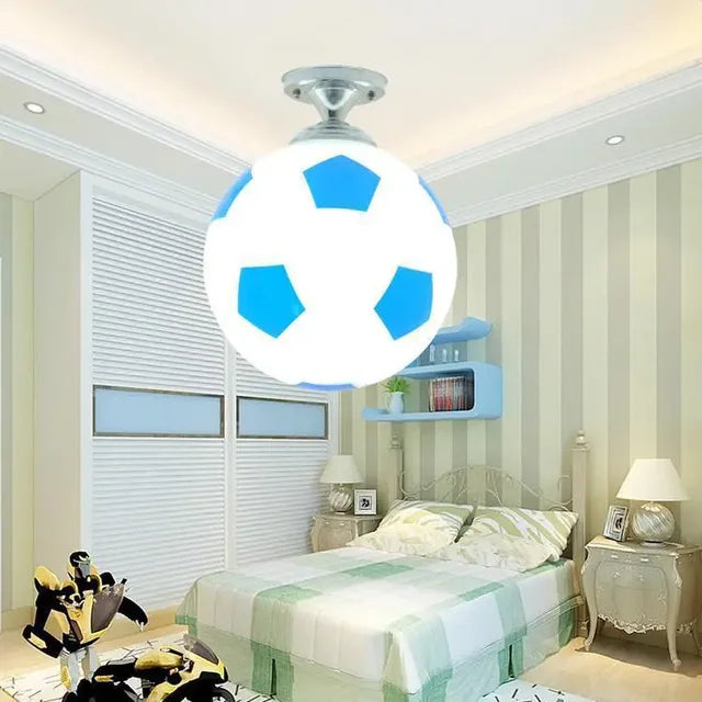 LED ceiling light in ball design - Children's room lamp with glass sphere | Brehn