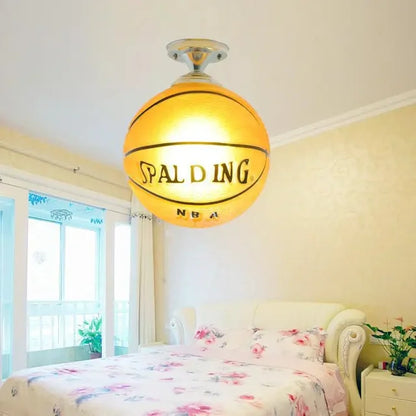 LED ceiling light in ball design - Children's room lamp with glass sphere | Brehn