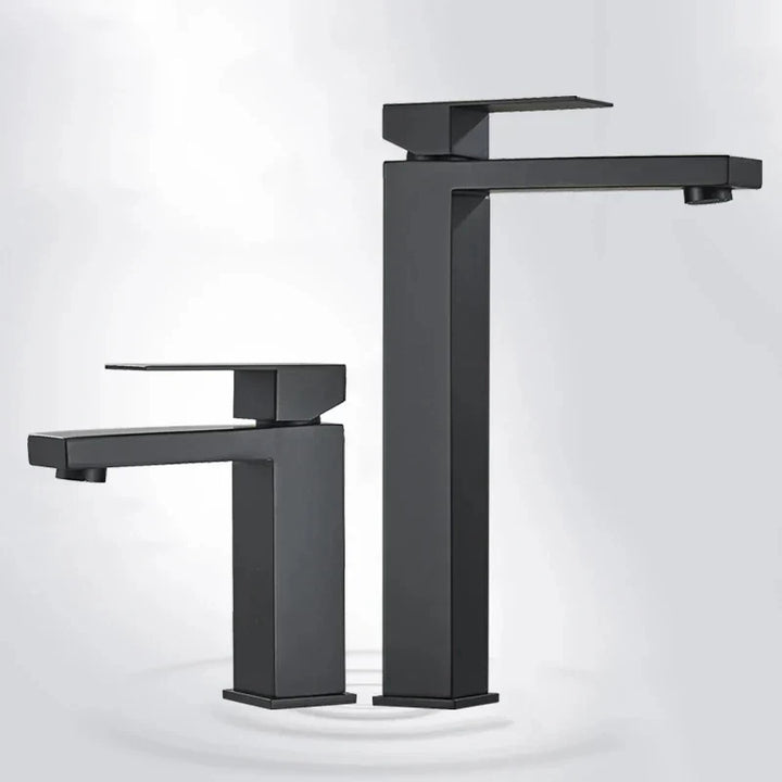Modern Black-Silver Sink Faucet - for Luxury Bathroom Experience Kalsten