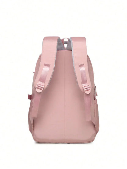 Skanto | Waterproof Pink Girls Backpack with Laptop Compartment – Stylish and Practical School Bag