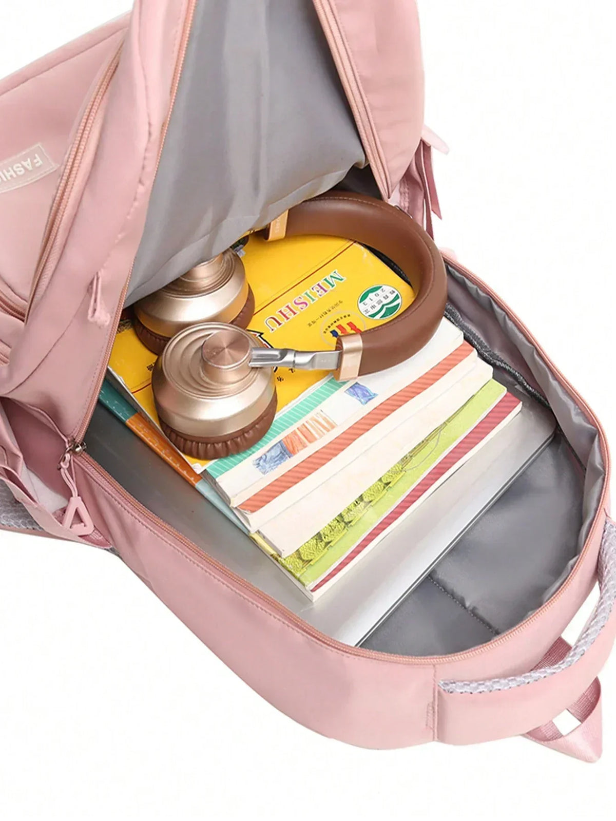 Skanto | Waterproof Pink Girls Backpack with Laptop Compartment – Stylish and Practical School Bag
